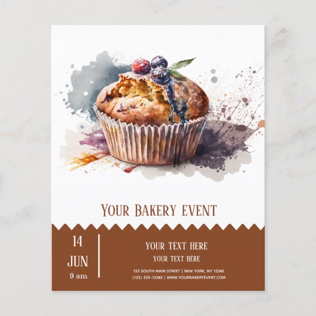 Bakery Bake flyer (Front)