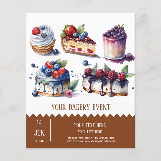 Bakery Bake flyer (Front)
