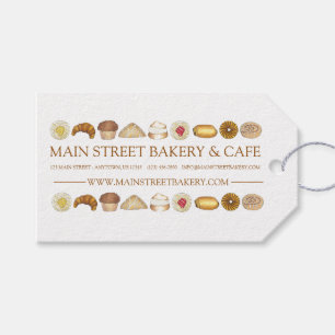 Bakery Baked Goods Pastry Shop Pastries Gift Tags