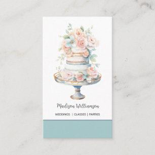 Bakery   Baker Party Cakes Chef Catering OR Code  Business Card