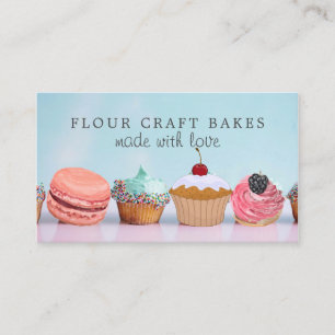 Bakery Baker Pastry Chef Dessert Catering Business Card
