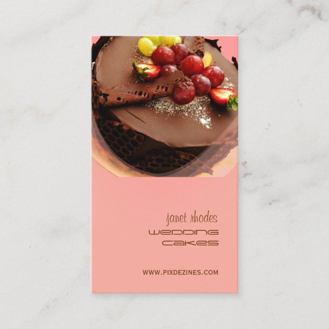 Bakery, bakers business cards (Front)