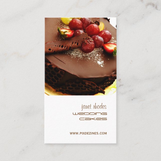 Bakery, bakers business cards (Front)