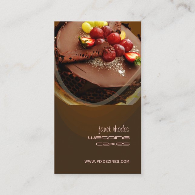 Bakery, bakers business cards (Front)