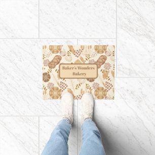 Bakery Bliss: Artisan Bread & Barley, Beige Doormat