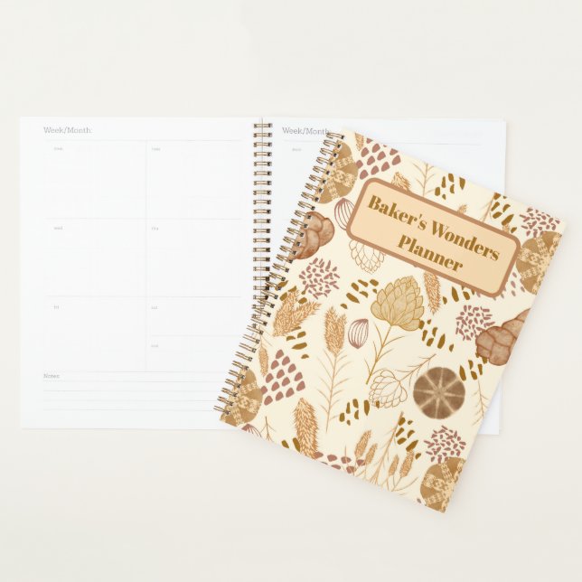 Bakery Bliss: Artisan Bread & Barley, Teal, Planner (Display)