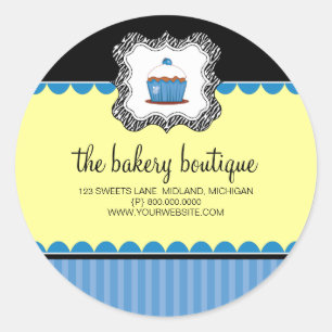 Bakery Boutique Business Stickers