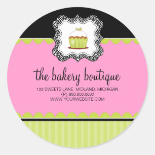 Bakery Boutique Business Stickers