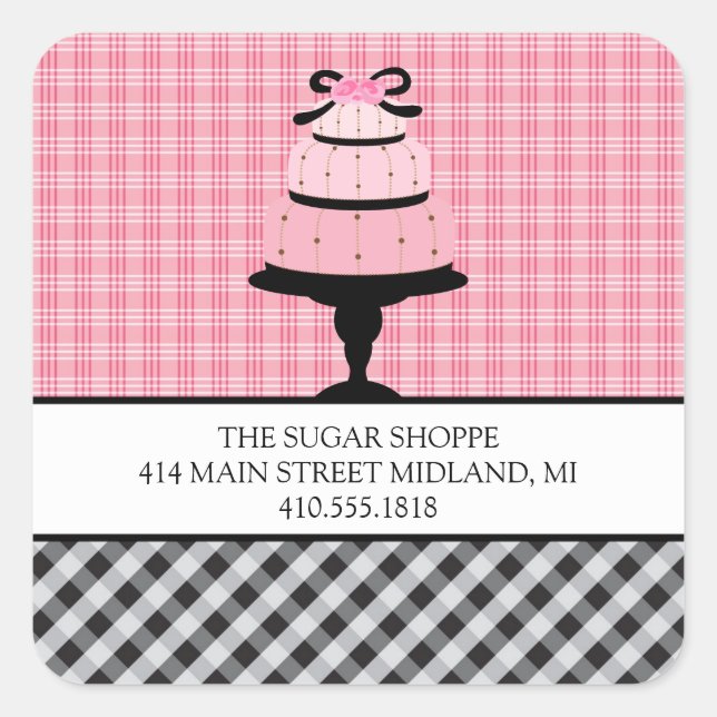 Bakery Boutique Style Product Label Stickers (Front)