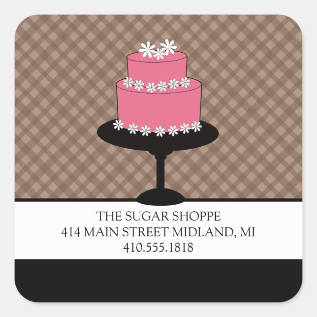 Bakery Boutique Style Product Label Stickers (Front)