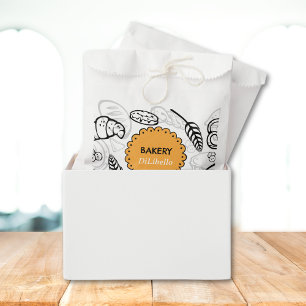 Bakery Bread Illustrations Favour Bags