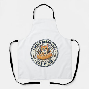 Bakery Bread Loaf Cat Cat Mum Gift Idea - Bakery B Apron