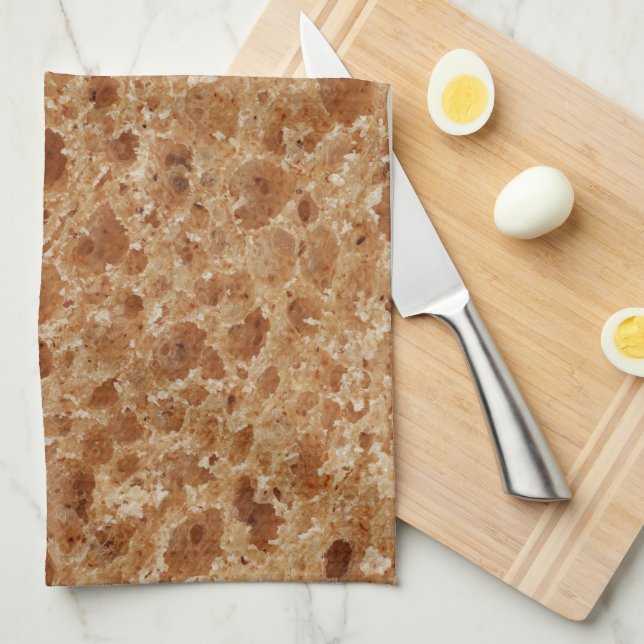 Bakery Bread Pattern Tea Towel (Quarter Fold)