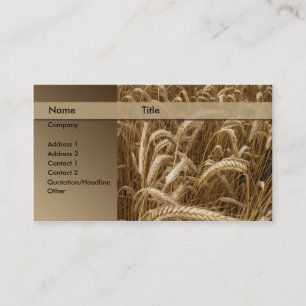 bakery / brewery business card