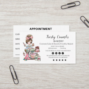 Bakery Business APPOINTMENT Business Card