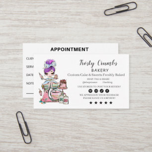 Bakery Business APPOINTMENT Business Card