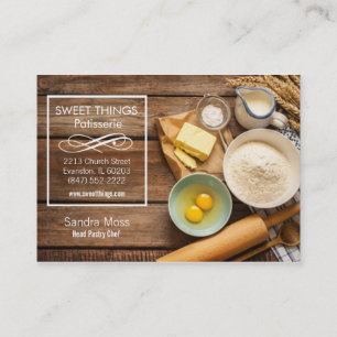 bakery business card