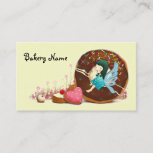 Bakery Business Card with Fairy