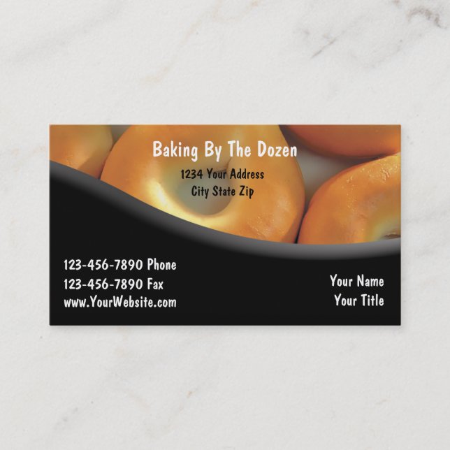 Bakery Business Cards (Front)