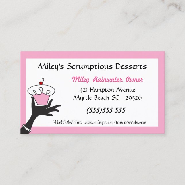 Bakery Business Cards (Front)