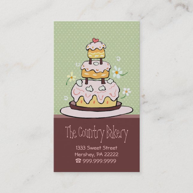 Bakery Business Cards (Front)