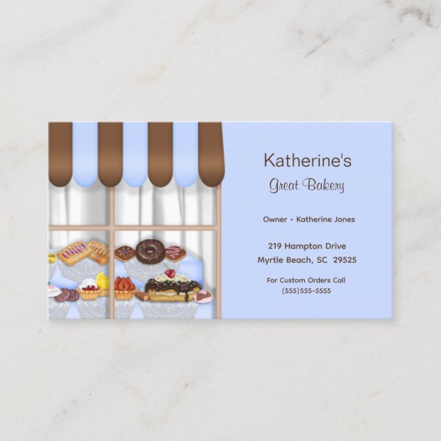 Bakery Business Cards (Front)