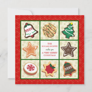 Bakery Business Christmas Cards