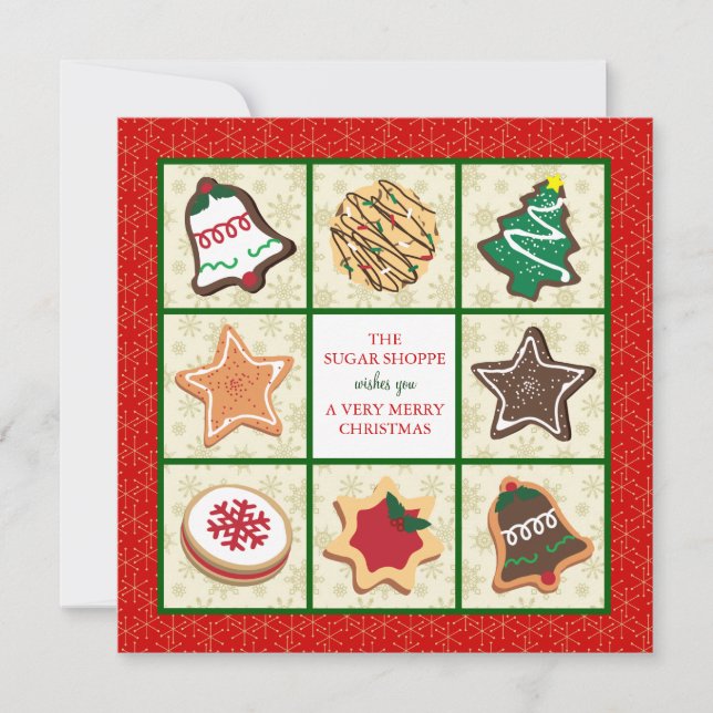 Bakery Business Christmas Cards (Front)