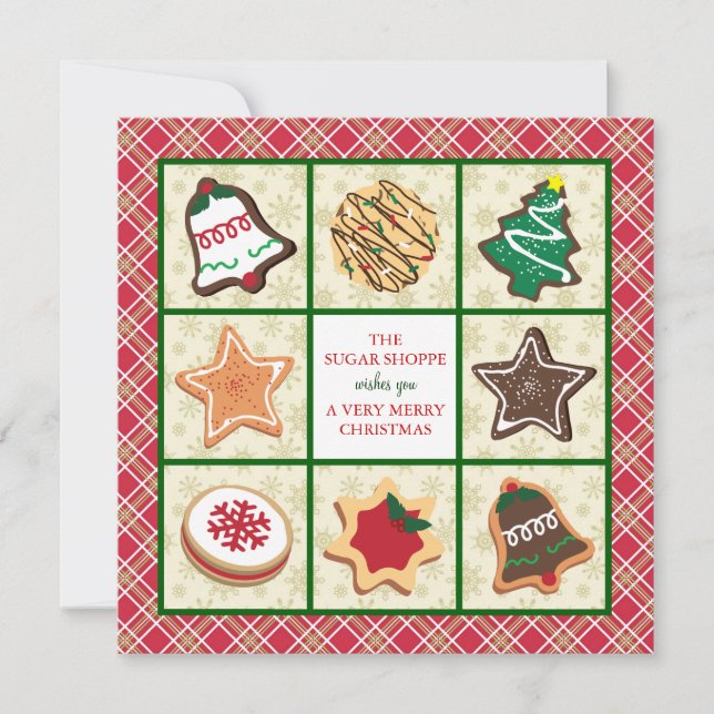 Bakery Business Christmas Cards (Front)