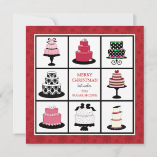 Bakery Business Christmas Cards