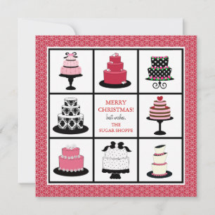 Bakery Business Christmas Cards