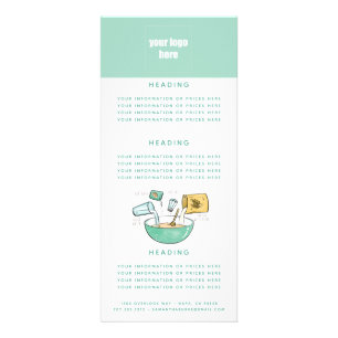 Bakery Business Logo Rack Card