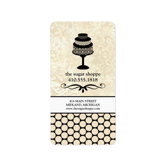 Bakery Business Product Labels {Cakes} (Front)