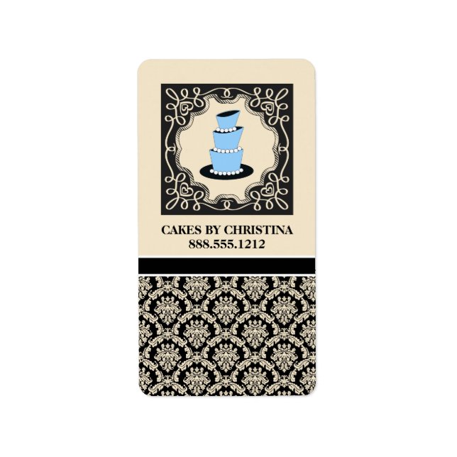 Bakery Business Product Labels {Cakes} (Front)