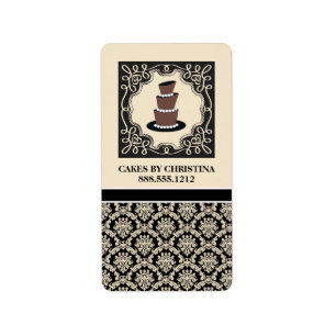 Bakery Business Product Labels {Cakes}