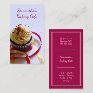 Bakery Cafe Coffee Shop Business Card