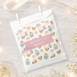 Bakery Cafe Cupcake Business Takeaway Favour Bags