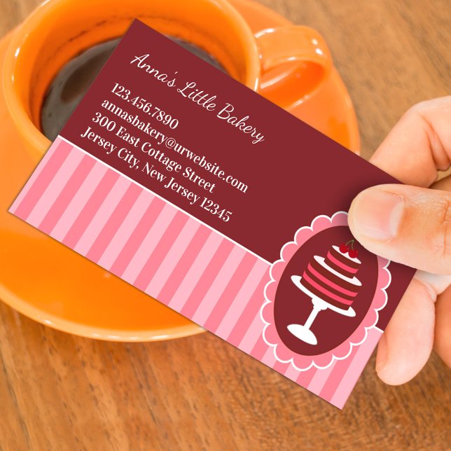 Bakery Cake Business Cards (Creator Uploaded)