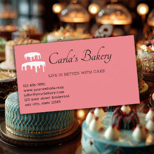 Bakery Cake Shop Business Card