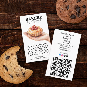 Bakery Cakes QR Code Loyalty Card