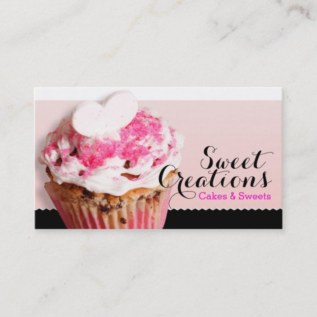Bakery/Cakes/Sweets Creations Business Card (Front)