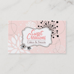 Bakery /Cakes/Sweets Creations Business Card