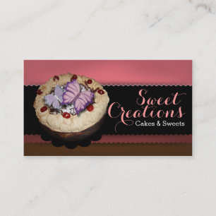 Bakery/Cakes/Sweets Creations Business Card