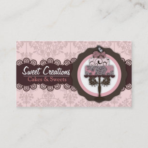 Bakery/Cakes/Sweets Creations Business Card