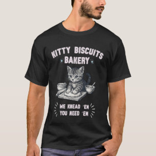 Bakery Cat Kitty Biscuits Kneading Dough Cat Mum 1 T-Shirt