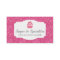 Bakery & Catering Pink Glitter Business Cards