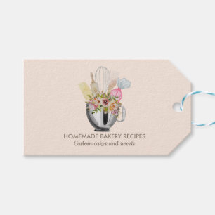 Bakery chef professional pastry hand tools gift tags