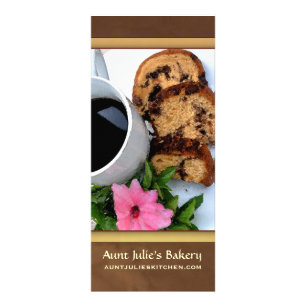 Bakery / Coffee shop Advertisement Rack Card