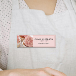 Bakery Confectionery Cake Shop Custom Business Name Tag