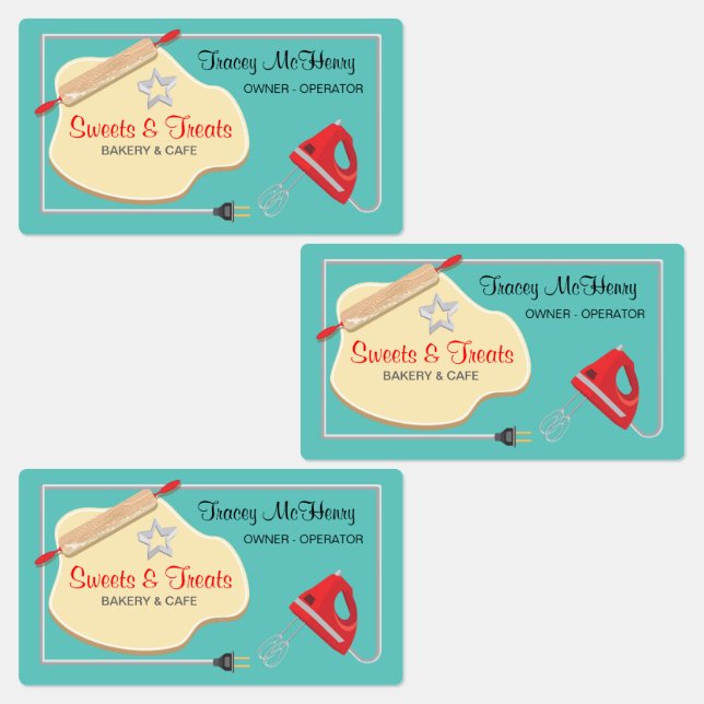 Bakery Cookie Business Stickers (Group)